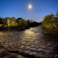 IMG_3830 Moonlight over the River Usk.