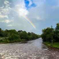 IMG_0213 The River Usk looking South East from the bridge.